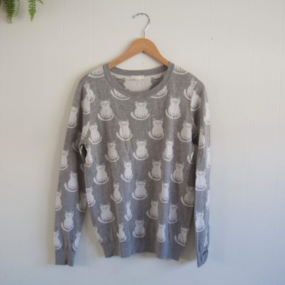 Cute cat sweater